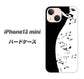 iPhone13 mini 高画質仕上げ 背面印刷 ハードケース【114 モノトーンのリズム】