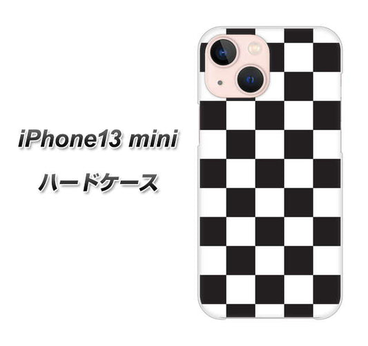 iPhone13 mini 高画質仕上げ 背面印刷 ハードケース【151 フラッグチェック】