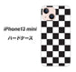 iPhone13 mini 高画質仕上げ 背面印刷 ハードケース【151 フラッグチェック】