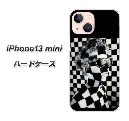 iPhone13 mini 高画質仕上げ 背面印刷 ハードケース【357 bk&wh】