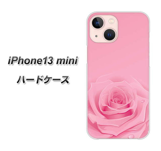 iPhone13 mini 高画質仕上げ 背面印刷 ハードケース【401 ピンクのバラ】