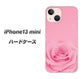iPhone13 mini 高画質仕上げ 背面印刷 ハードケース【401 ピンクのバラ】