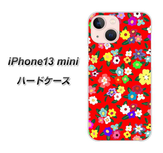 iPhone13 mini 高画質仕上げ 背面印刷 ハードケース【780 リバティプリントRD】