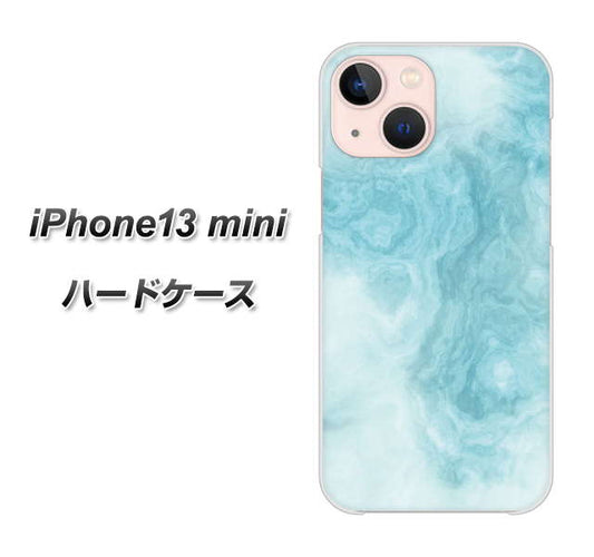 iPhone13 mini 高画質仕上げ 背面印刷 ハードケース【KM868 大理石BL】