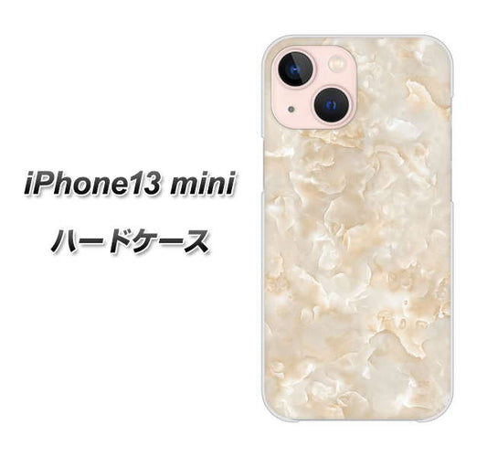 iPhone13 mini 高画質仕上げ 背面印刷 ハードケース【KM872 大理石パール】