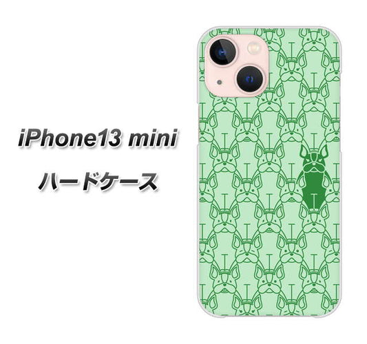 iPhone13 mini 高画質仕上げ 背面印刷 ハードケース【MA916 パターン ドッグ】