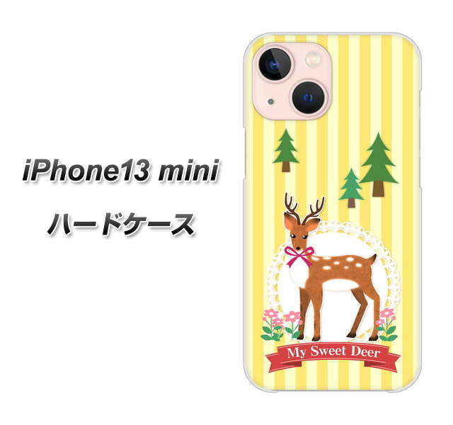 iPhone13 mini 高画質仕上げ 背面印刷 ハードケース【SC826 森の鹿】