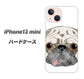 iPhone13 mini 高画質仕上げ 背面印刷 ハードケース【YD855 パグ01】