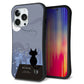 iPhone13 Pro スマホケース 「SEA Grip」 グリップケース Sライン 【012 屋根の上のねこ】 UV印刷