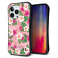 iPhone13 Pro スマホケース 「SEA Grip」 グリップケース Sライン 【SC882 ハワイアンアロハレトロ ピンク】 UV印刷