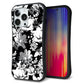 iPhone13 Pro スマホケース 「SEA Grip」 グリップケース Sライン 【SC913 花柄モノトーン 02】 UV印刷