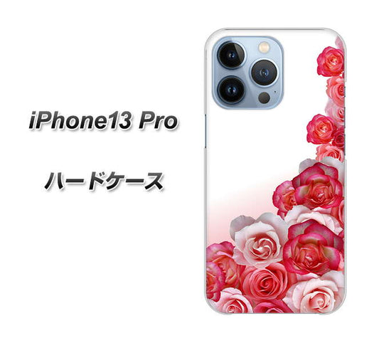 iPhone13 Pro 高画質仕上げ 背面印刷 ハードケース【299 薔薇の壁】