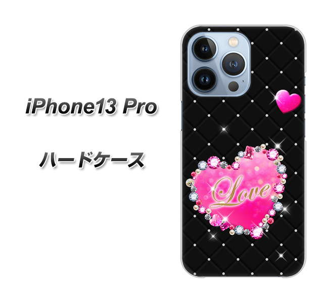 iPhone13 Pro 高画質仕上げ 背面印刷 ハードケース【SC823 スワロデコ風プリント】