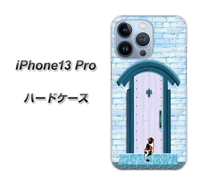 iPhone13 Pro 高画質仕上げ 背面印刷 ハードケース【YA953 石ドア03 素材クリア】