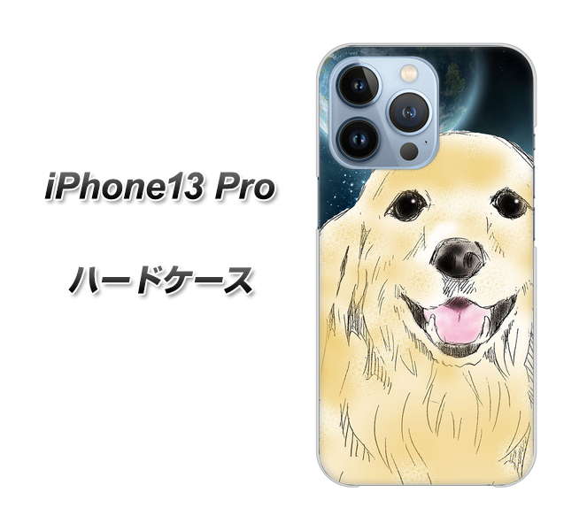 iPhone13 Pro 高画質仕上げ 背面印刷 ハードケース【YD826 ゴールデンレトリバー02】