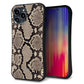 iPhone13 Pro Max スマホケース 「SEA Grip」 グリップケース Sライン 【049 ヘビ柄】 UV印刷