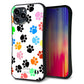 iPhone13 Pro Max スマホケース 「SEA Grip」 グリップケース Sライン 【1108 あしあとカラフル】 UV印刷