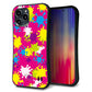 iPhone13 Pro Max スマホケース 「SEA Grip」 グリップケース Sライン 【MA876 ペイントピンク】 UV印刷