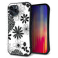 iPhone13 Pro Max スマホケース 「SEA Grip」 グリップケース Sライン 【SC912 花柄モノトーン 01】 UV印刷