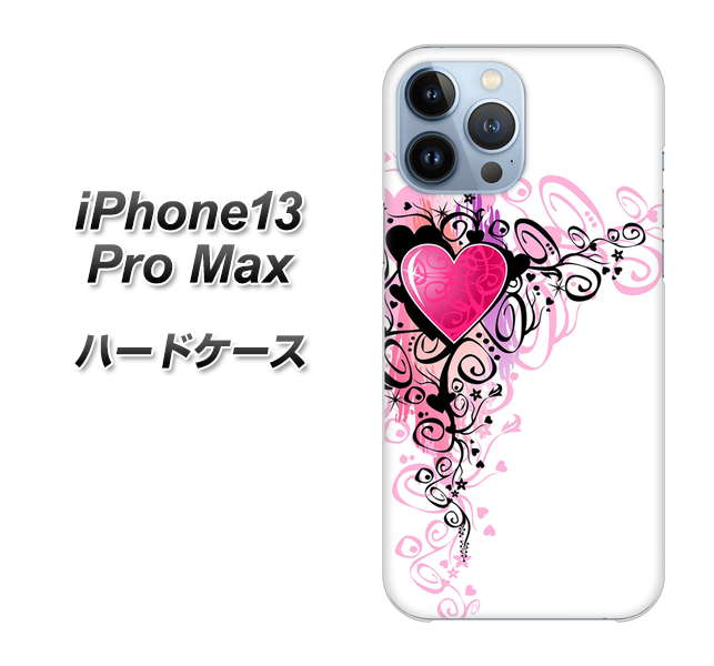 iPhone13 Pro Max 高画質仕上げ 背面印刷 ハードケース【007 スタイリッシュハート】