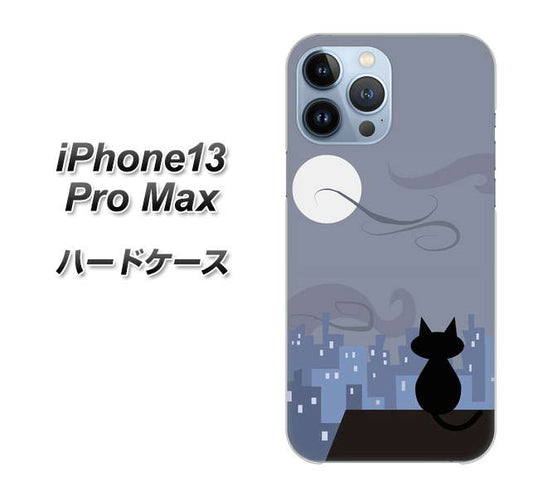 iPhone13 Pro Max 高画質仕上げ 背面印刷 ハードケース【012 屋根の上のねこ】