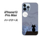 iPhone13 Pro Max 高画質仕上げ 背面印刷 ハードケース【012 屋根の上のねこ】