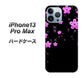 iPhone13 Pro Max 高画質仕上げ 背面印刷 ハードケース【019 桜クリスタル】