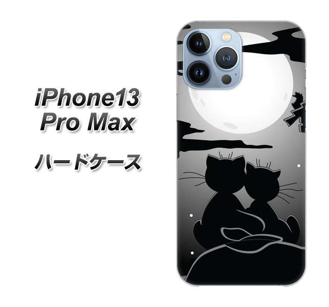 iPhone13 Pro Max 高画質仕上げ 背面印刷 ハードケース【342 月夜の二人】