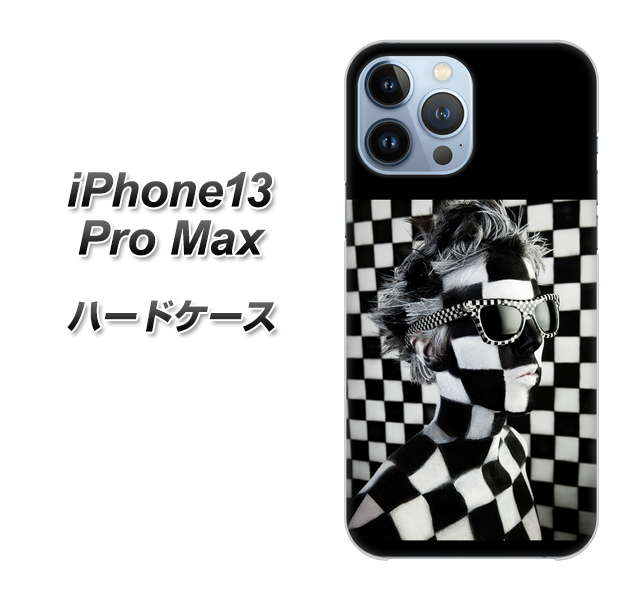 iPhone13 Pro Max 高画質仕上げ 背面印刷 ハードケース【357 bk&wh】