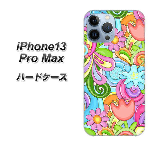 iPhone13 Pro Max 高画質仕上げ 背面印刷 ハードケース【713 ミラクルフラワー】