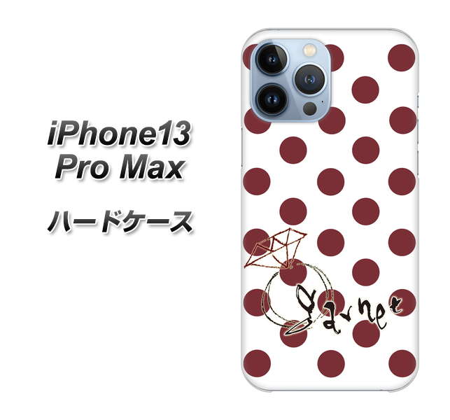 iPhone13 Pro Max 高画質仕上げ 背面印刷 ハードケース【OE810 1月ガーネット】