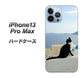 iPhone13 Pro Max 高画質仕上げ 背面印刷 ハードケース【VA805 ネコと地中海】