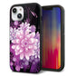 iPhone14 強化ガラス＆TPUスマホケース ガラプリ【564 3Dフラワー】