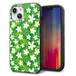 iPhone14 強化ガラス＆TPUスマホケース ガラプリ【760 ジャスミンの花畑】
