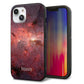 iPhone14 強化ガラス＆TPUスマホケース ガラプリ【KM923 Galaxias Red】