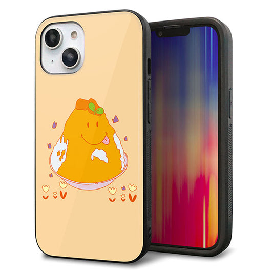 iPhone14 強化ガラス＆TPUスマホケース ガラプリ【MA904 台湾風かき氷】