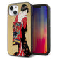 iPhone14 強化ガラス＆TPUスマホケース ガラプリ【MA965 花魁 A】