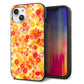 iPhone14 強化ガラス＆TPUスマホケース ガラプリ【SC867 リバティプリント フルールドパルファン（イエロー）】