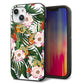 iPhone14 強化ガラス＆TPUスマホケース ガラプリ【SC895 ボタニカル フォレスト】