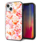 iPhone14 強化ガラス＆TPUスマホケース ガラプリ【SC930 ローズ レッド】