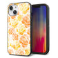 iPhone14 強化ガラス＆TPUスマホケース ガラプリ【SC931 ローズ イエロー】