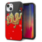 iPhone14 強化ガラス＆TPUスマホケース ガラプリ【YC901 和竜02】