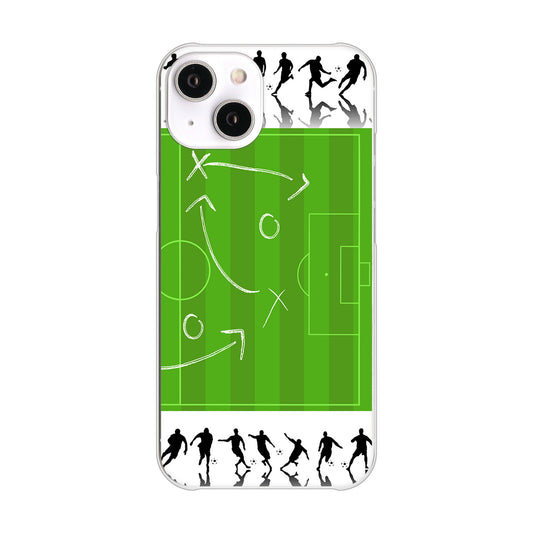 iPhone14 高画質仕上げ 背面印刷 ハードケース 【304 サッカー戦略ボード】