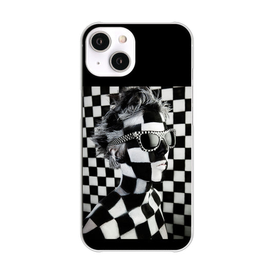 iPhone14 高画質仕上げ 背面印刷 ハードケース 【357 bk&wh】