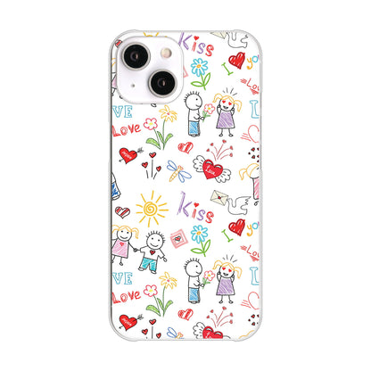 iPhone14 高画質仕上げ 背面印刷 ハードケース カップル＆ファミリー