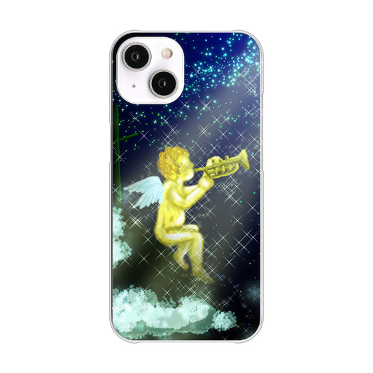 iPhone14 高画質仕上げ 背面印刷 ハードケース 【1248 天使の演奏】