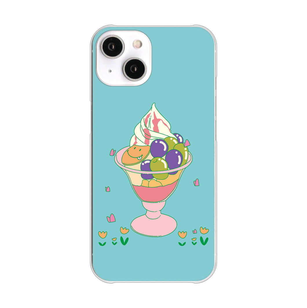 iPhone14 高画質仕上げ 背面印刷 ハードケース スイーツイラスト