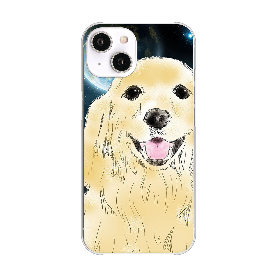 iPhone14 高画質仕上げ 背面印刷 ハードケース ゴールデンレトリバー