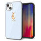 iPhone14 Plus 強化ガラス＆TPUスマホケース ガラプリ【SC980 Baby Rabbit ブルー ガラプリ】