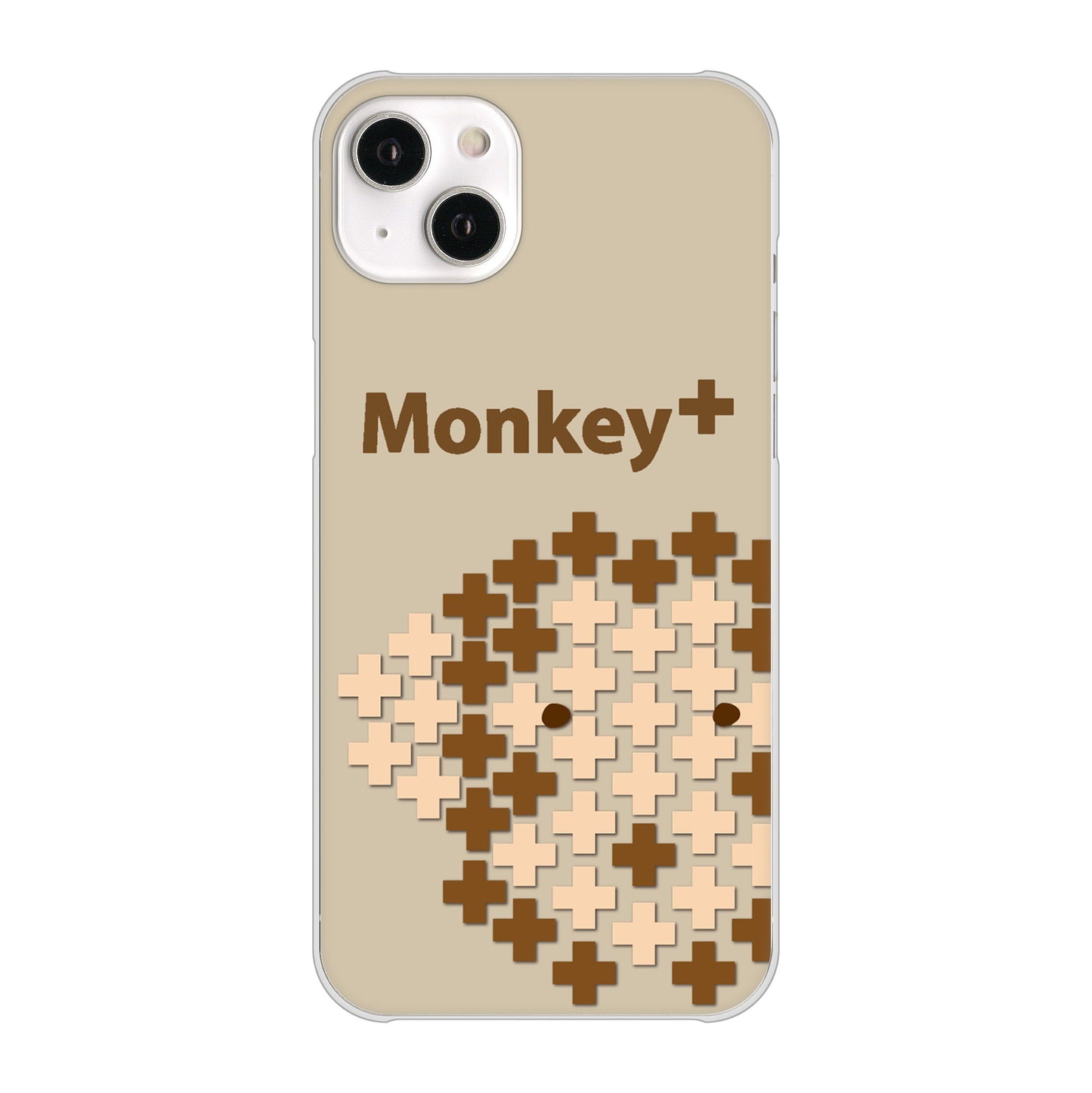 iPhone14 Plus 高画質仕上げ 背面印刷 ハードケース【IA803 Monkey＋】